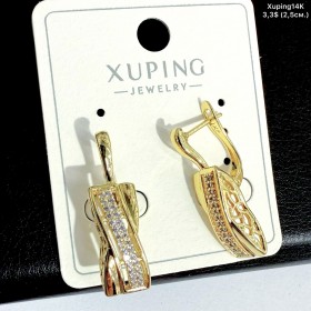 Сережки Xuping14К 10914 (2.5см)
